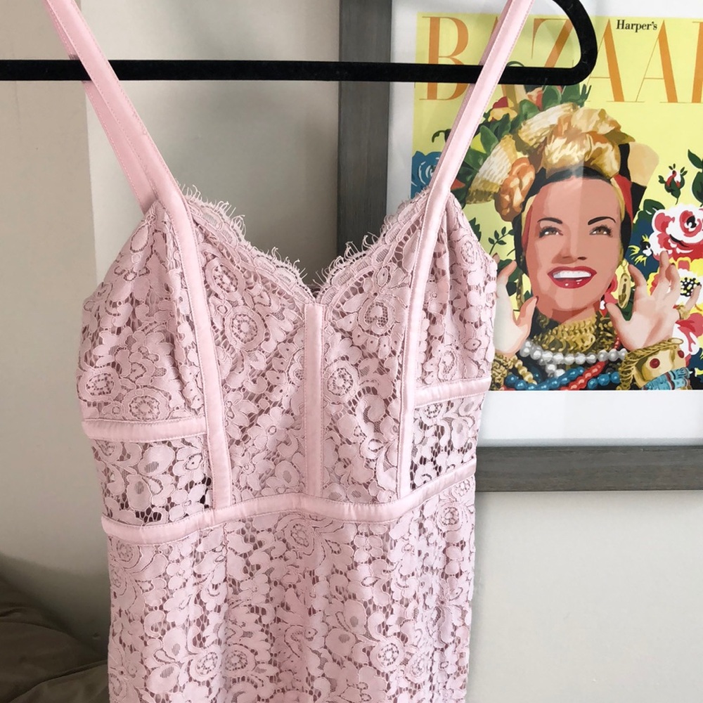 Baby Pink Lace Dress